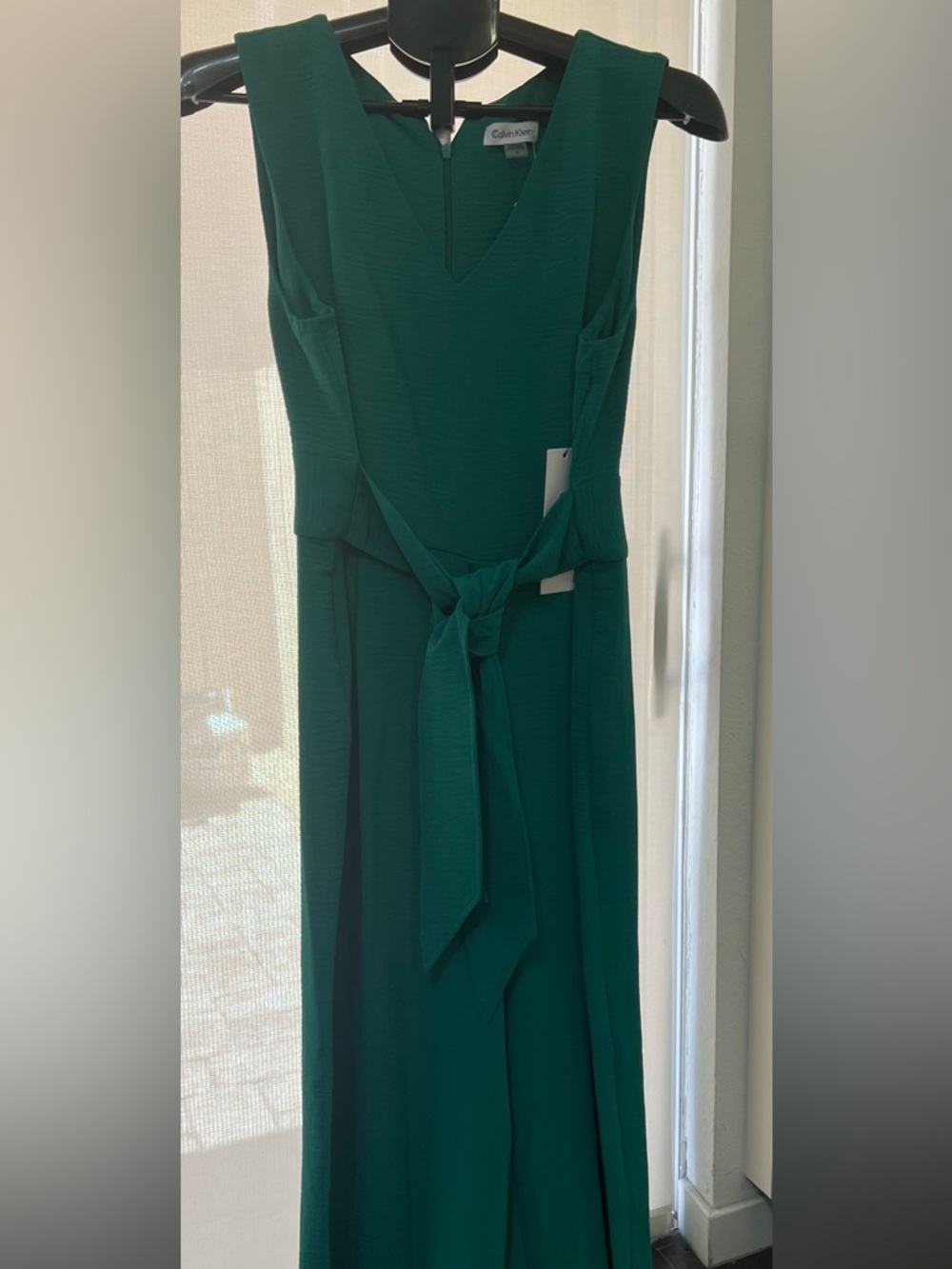 Calvin Klein Emerald Green Jumpsuit NWT Size 8